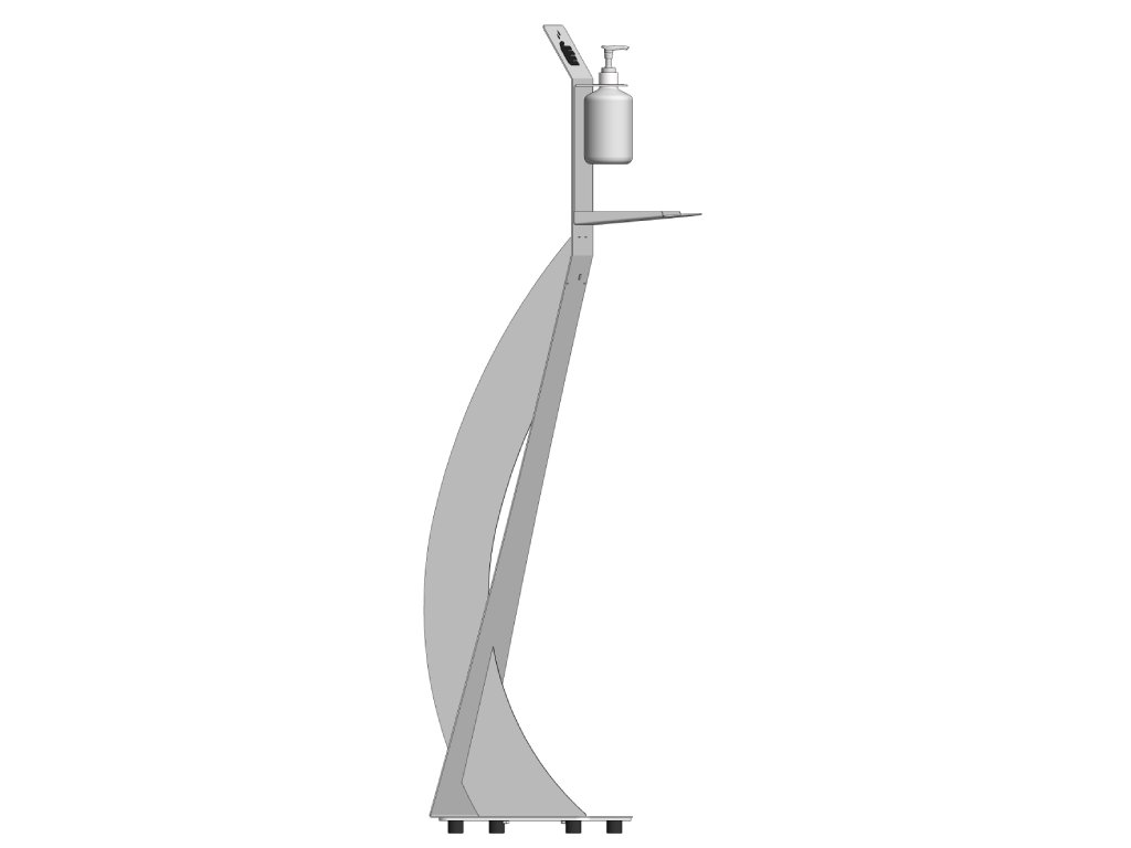 Desinfektionsständer Elbow mit Flaschenhalter